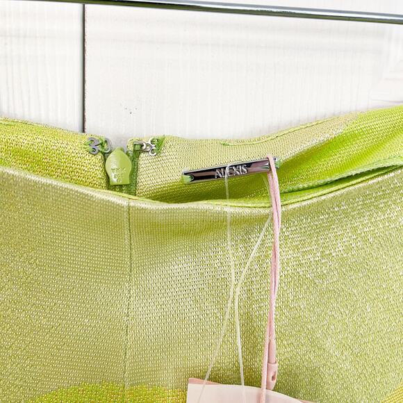 Alexis Angelika Straight Leg Pants in Lime Waves - Picture 7 of 11